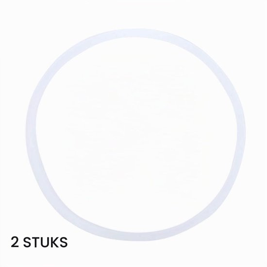 Afdichtring voor blender - Siliconen - Wit - 2 stuks — afbeelding 3