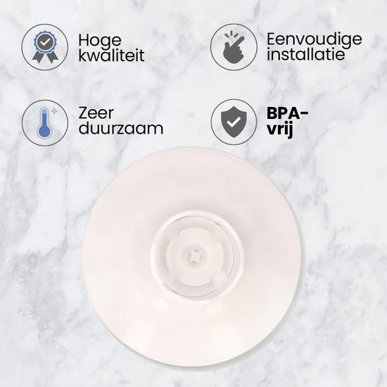 Deksel voor hakmolen - Wit - Kunststof — afbeelding 4