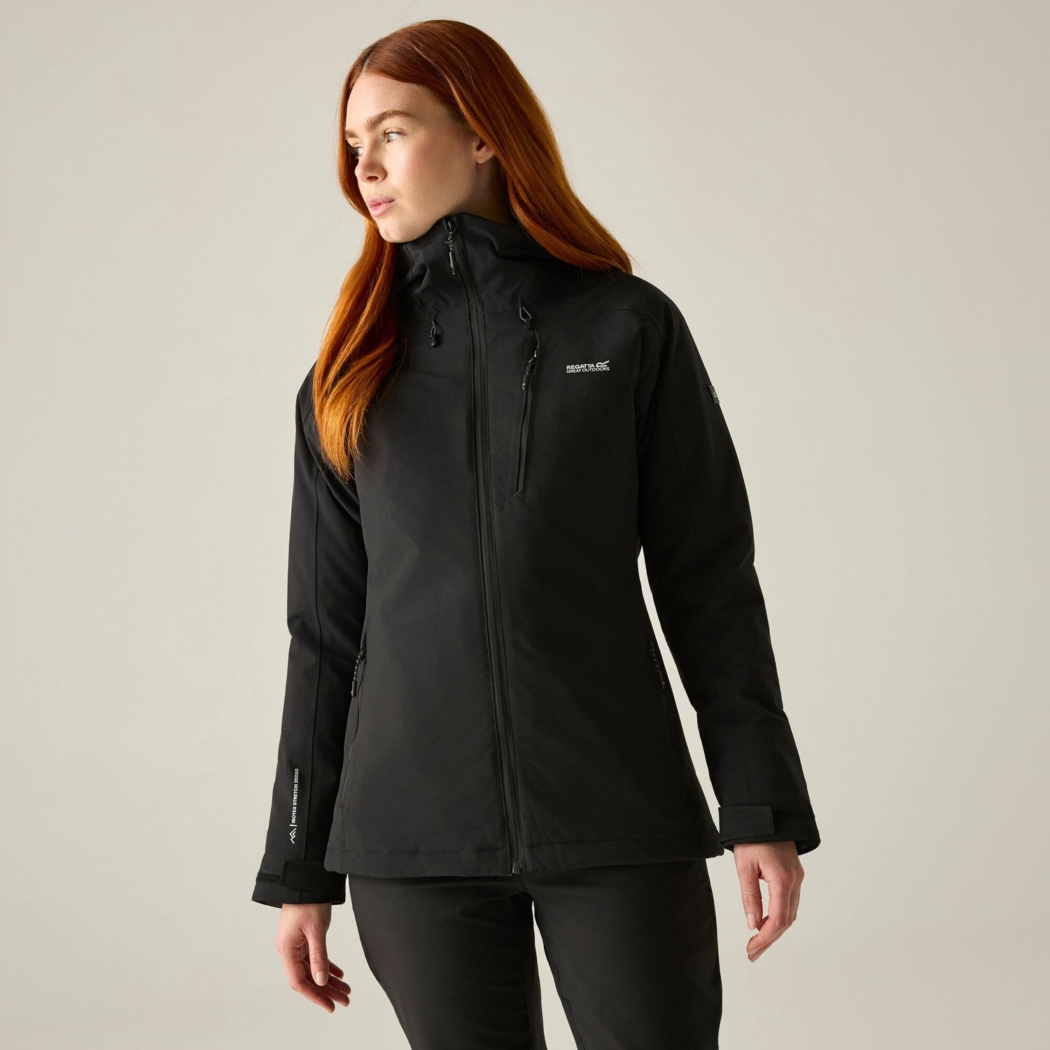 Stretch Wandelsjas Dames Regatta Highton Zwart