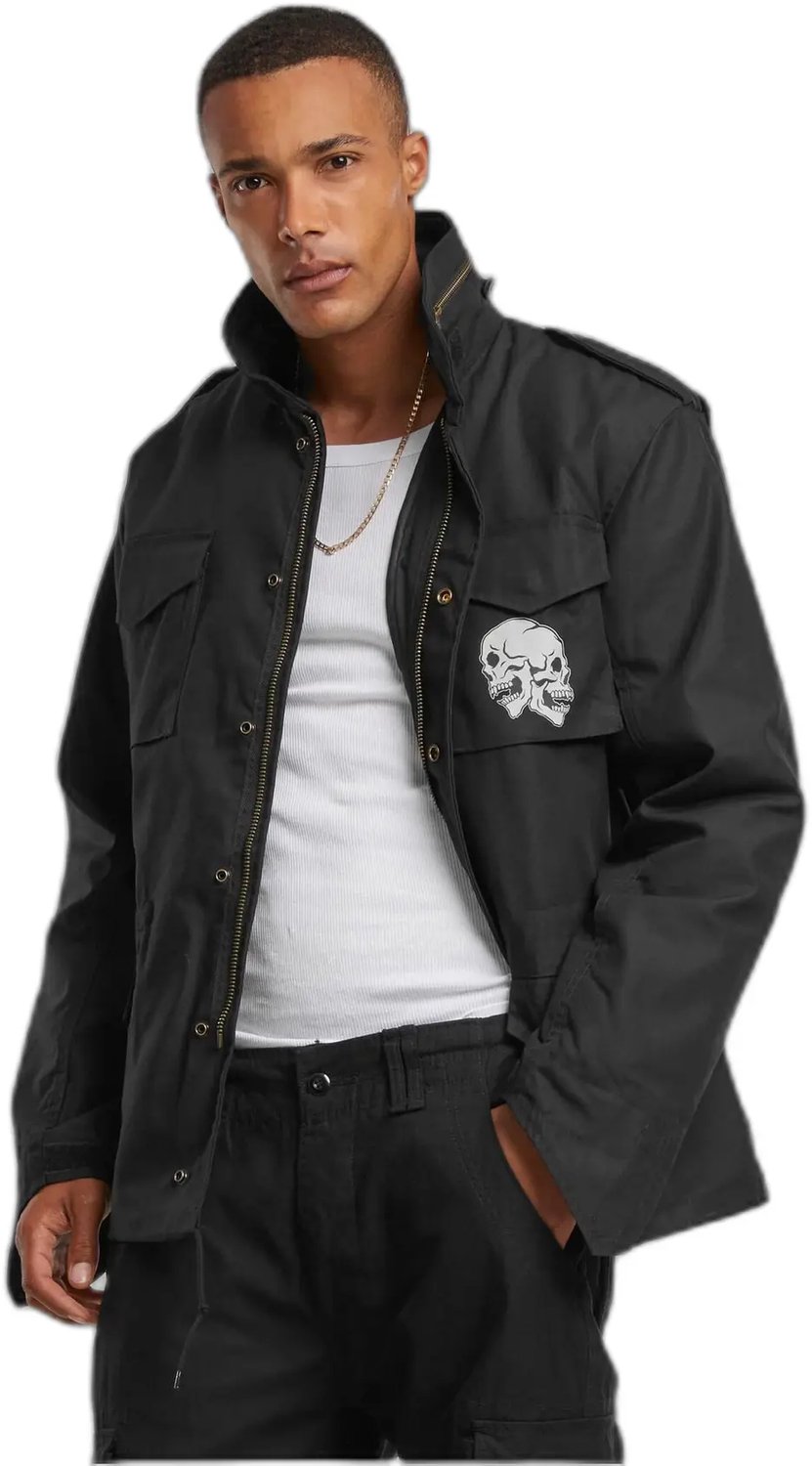 Jas Mister Tee Two Faced Skull M65 Zwart
