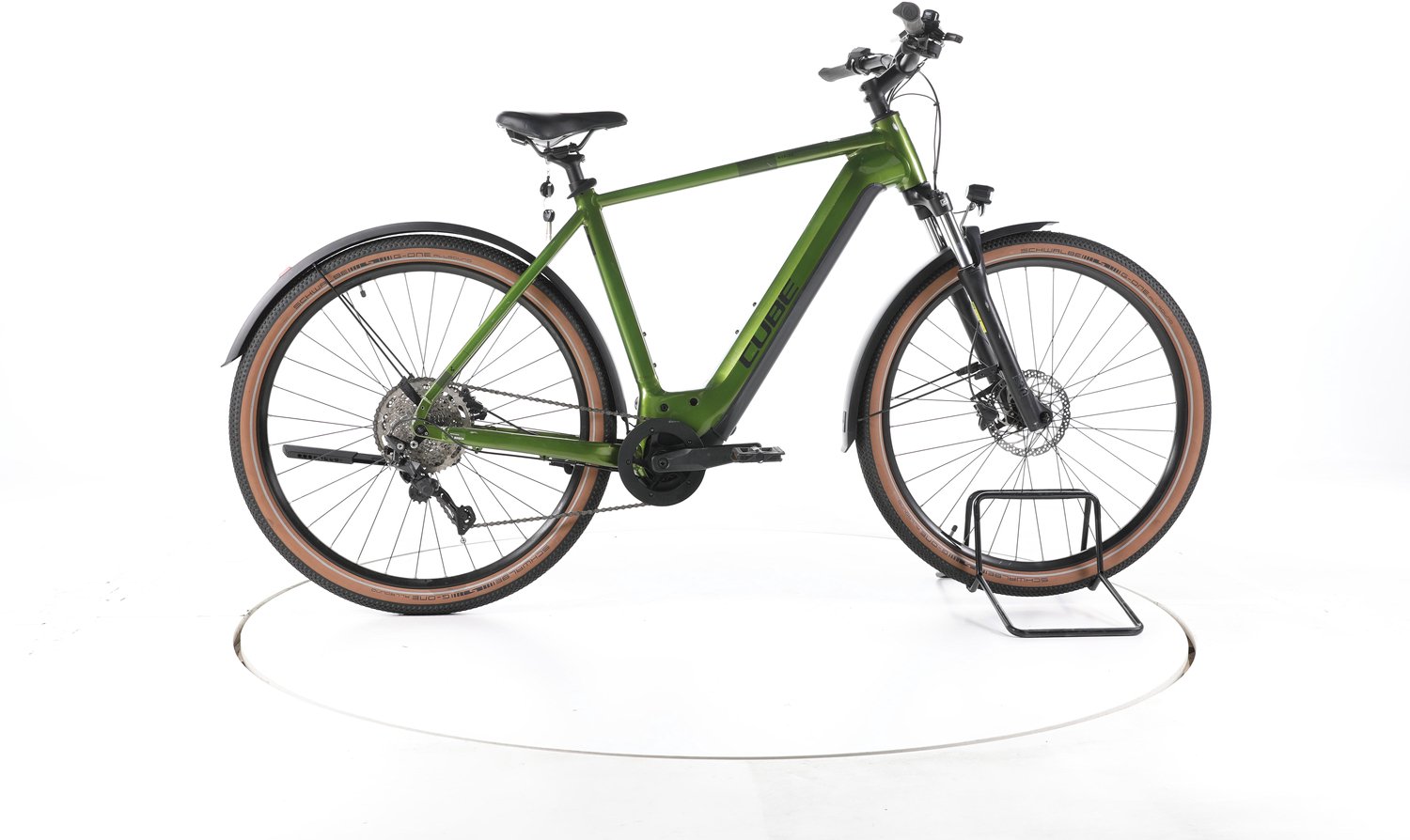 Cube Nuride Hybrid Pro Elektrische trekkingfiets Bosch Accu 750Wh 29 groen Pro