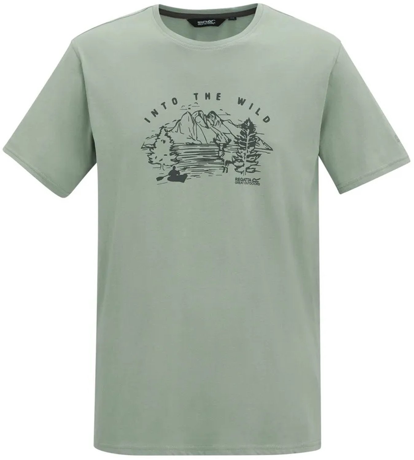 Regatta Cline Ix T-shirt Met Korte Mouwen Man Glacier Wild Scene