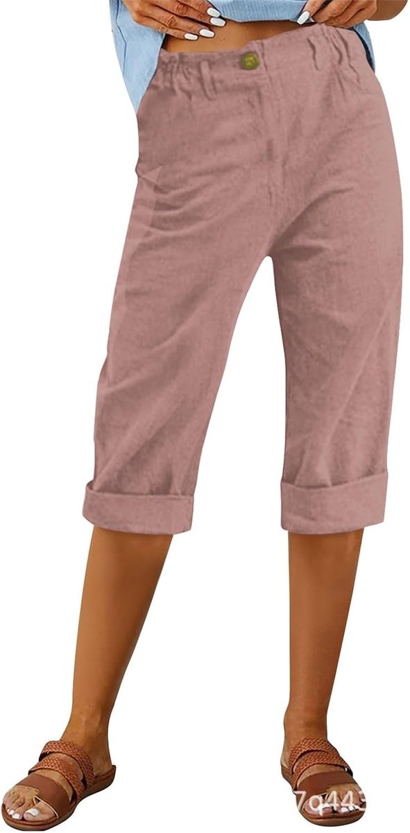 Damesbroek, hoge taille, Palazzo, cargo, joggen, harembroek, comfort, licht en zacht, losse pasvorm, vloeiend, breed, elastisch, casual, chic, elegant, licht, A49