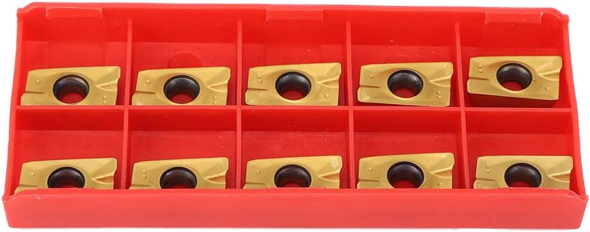 10PCs Frezen Wisselplaten APMT1604 CNC Gecementeerde Carbide Insert Cutter Draaibank Draaiwisselplaten Draaibank Frezen Snijgereedschap 15-50HRC Hardheid