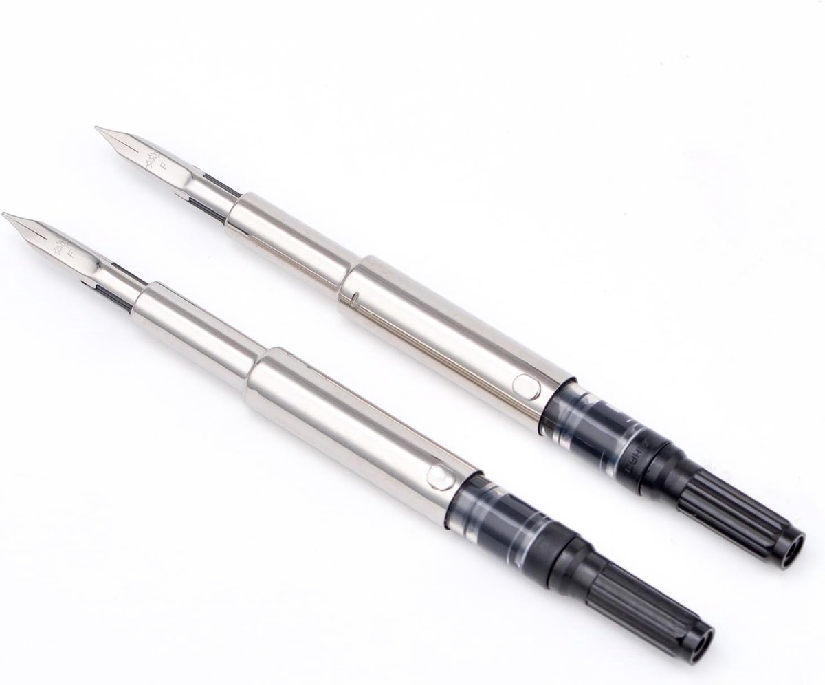 2PCS Jinhao 10 Fountain Pen Fine Nib Section for Replacement, Iridium Stainless Fine Nib with 5.5mm Diameter Ink - ShopVlot
