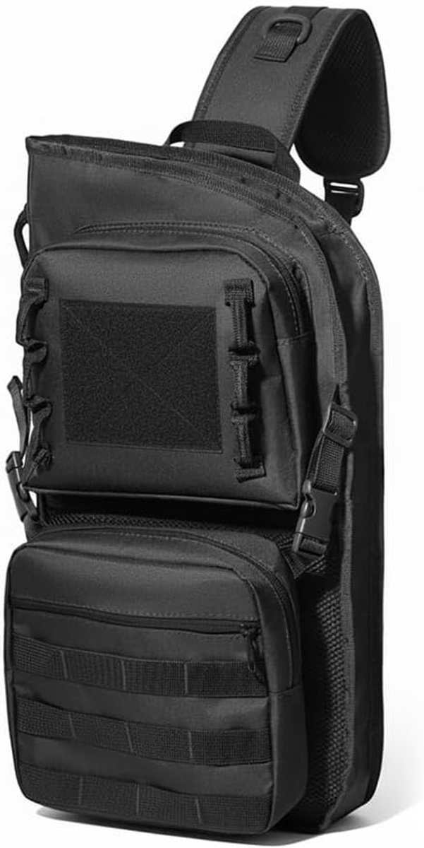 Tactische boog opslagtas - Molle Oxford stof - Uittrekbare bodem - Ideaal voor buitensporten - ShopVlot