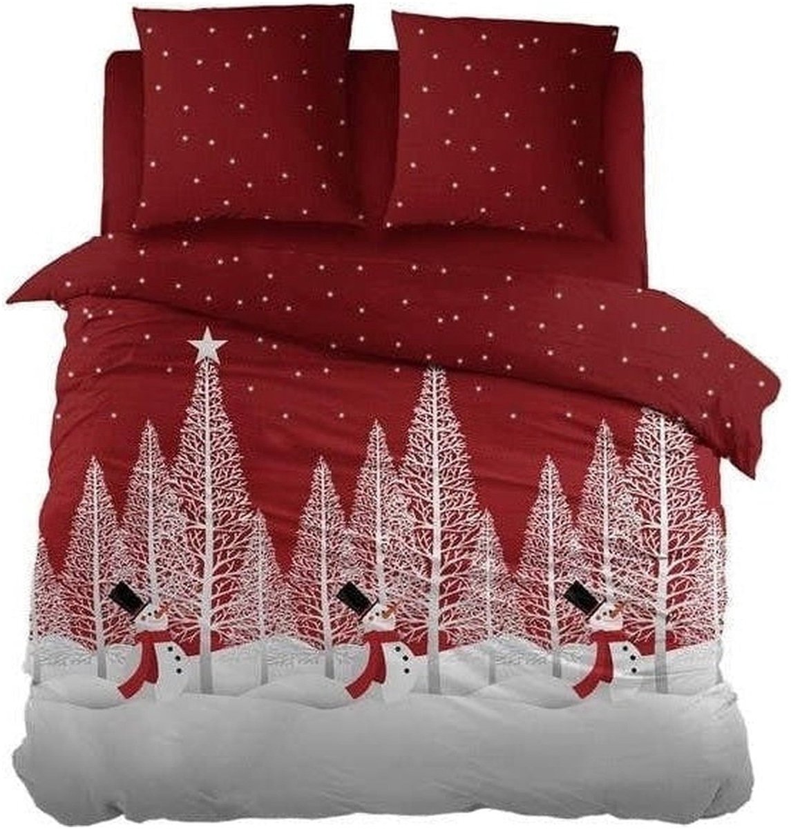 Sleepnight Dekbedovertrek Flanel Delice - 270 x 200/220 cm + 2 kussenslopen - [Taupe]