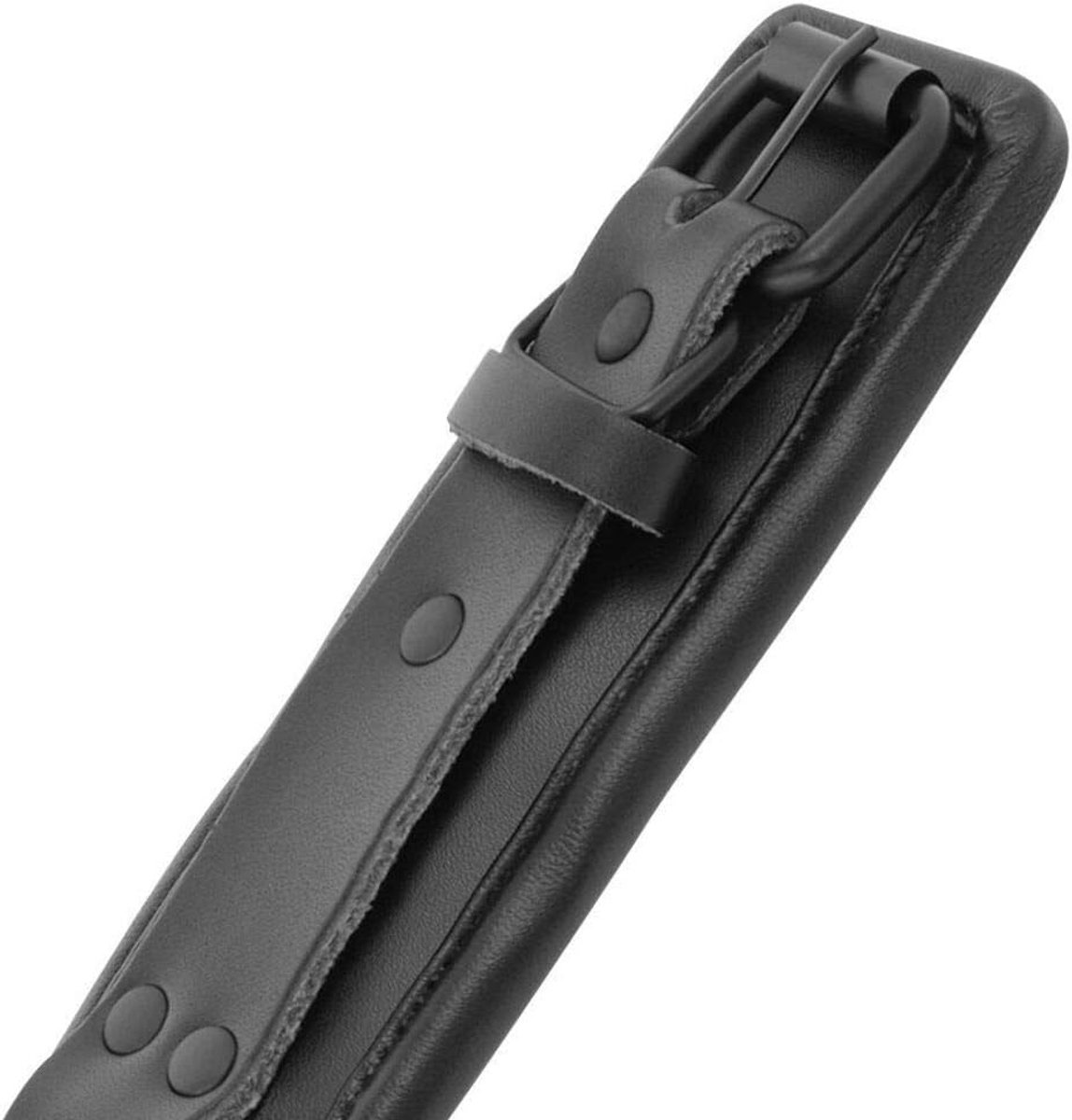 Bondage Darkness handboeien en halsketting van leer, 200 g