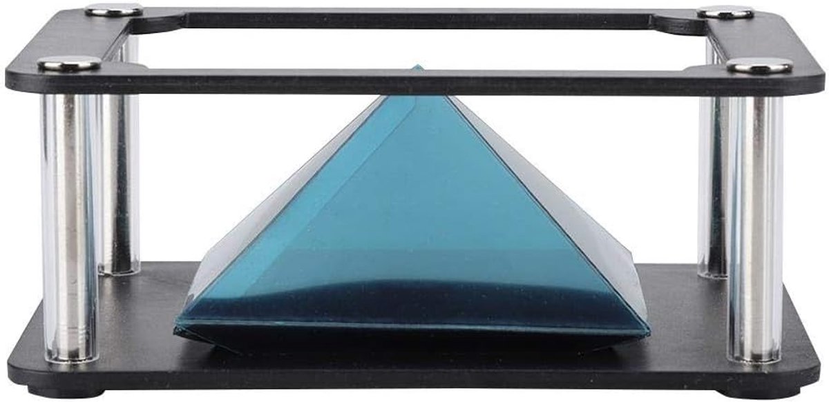 3D hologram projector piramide, 3,5-6 inch mobiel smartphone hologram, 3D holografische display staat projector voor elke smartphone (cilinder)