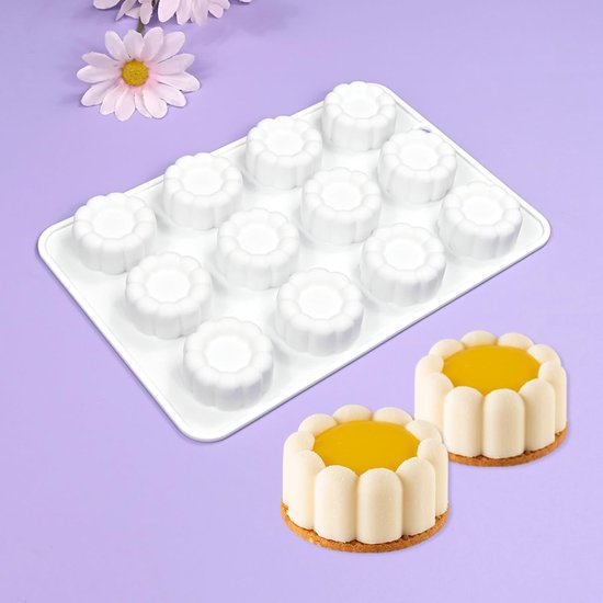 Mallen mousse mal siliconen gebak mal 6 holte 3D dobbelstenen dessert mousse cake mallen voor bakken doe-het-zelf ambachtelijke zeep kaars schimmel taart decoratie gereedschap (B_ — afbeelding 3