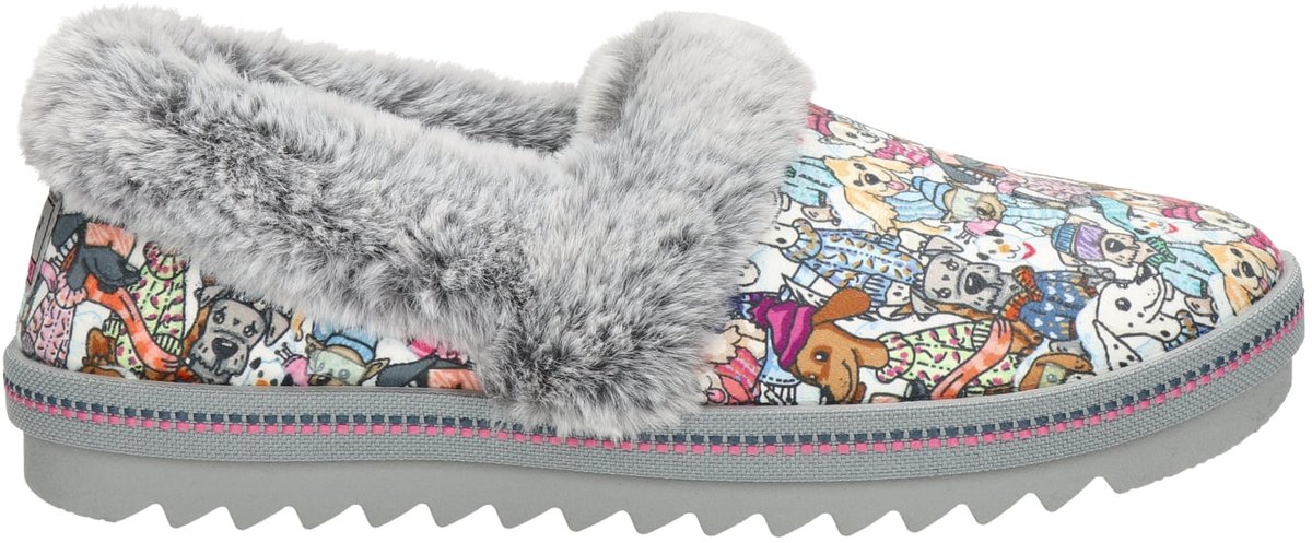 Bobs Cozy Kiss - Bundled Bark dames pantoffels - Multi - Maat 37