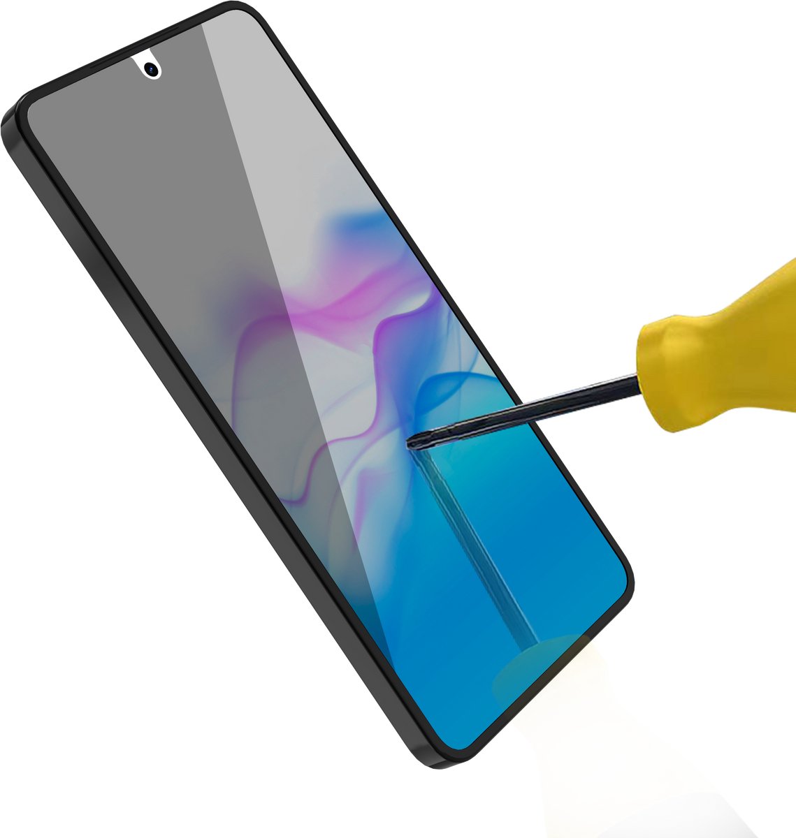 BeHello Samsung Galaxy S26 Privacy glass screenprotector