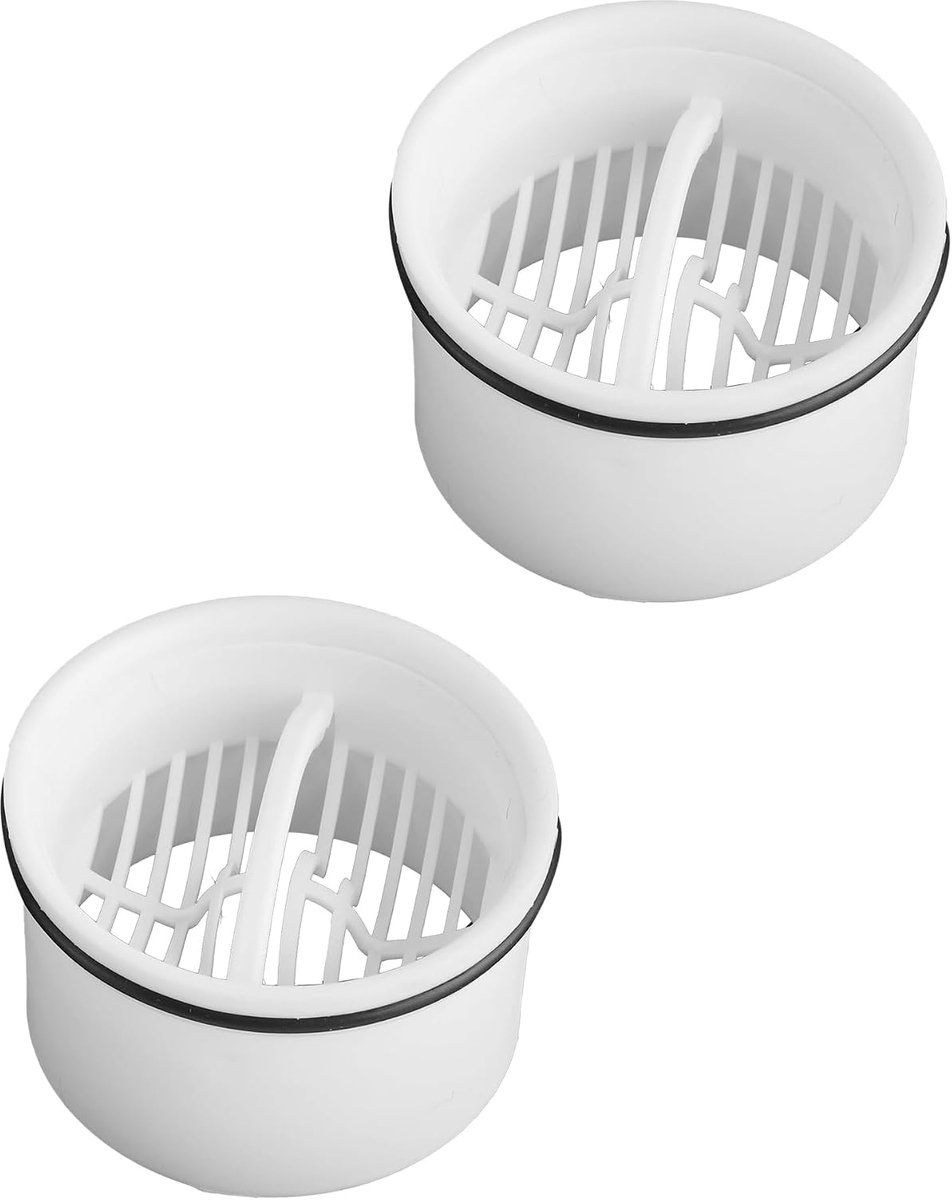 2 Pieces Hair Strainer for Shower with Dip Tube, Drain Fitting Compatible with Viega Tempoplex 6960, 6961, 6962, 6963 - ShopVlot