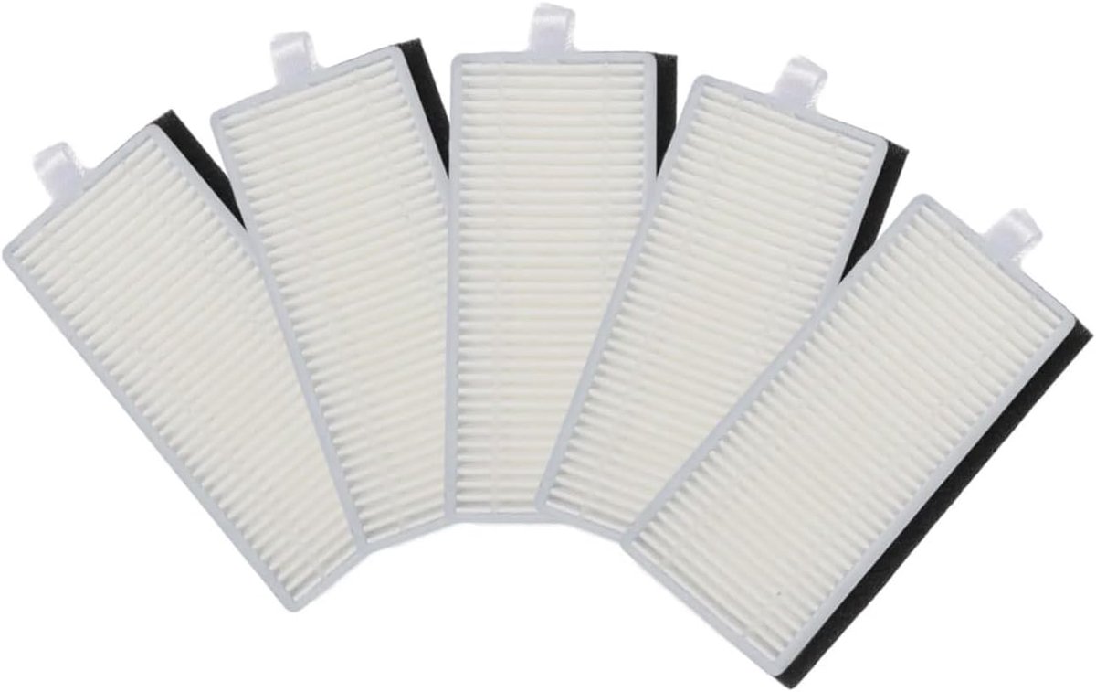 MIRTUX Filter Set for Cecotec Conga Series Eternal Laser Vacuum Cleaner Robot, Pack of 5, Replacement Part for Conga - ShopVlot