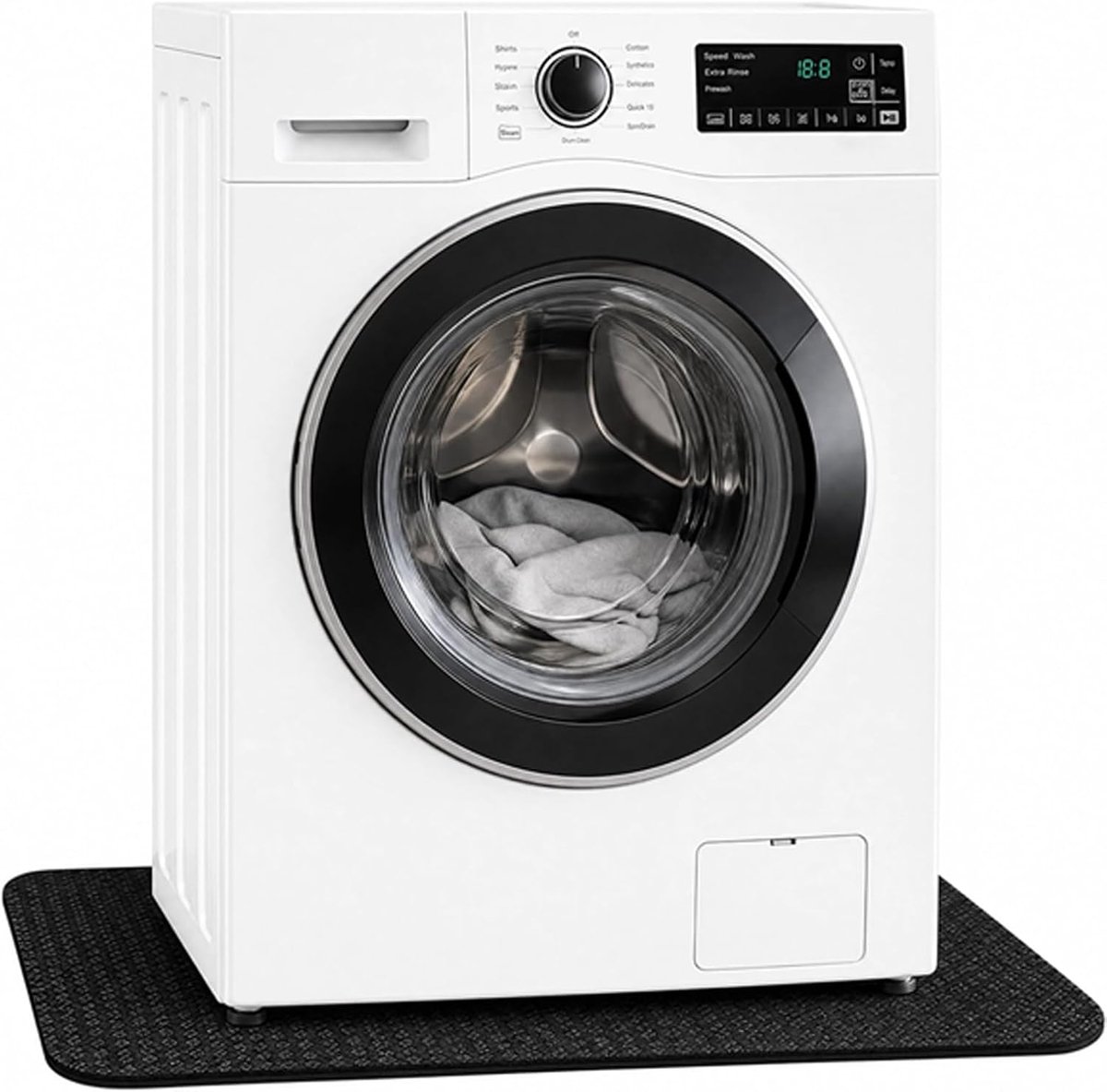 Antislip Antivibratiemat, 60 × 60 cm - Trillingsdemping en Geluidsreductie, Licht en Waterdicht, voor Wasmachine en - ShopVlot