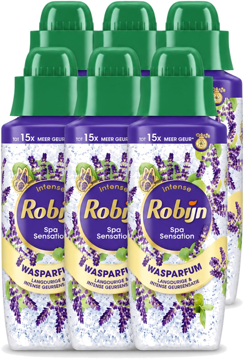 6 x Robijn – Wasparfum – Intense Spa Sensation – 342 ml - Voordeelverpakking - 6 stuks