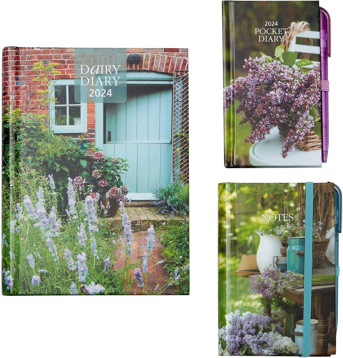 Diary Set 2024: This great-value set, featuring Britain’s most-loved diary, is perfect for all your planning needs. Including the beautiful A5 ... Pocket Diary with pen and Notebook with pen.