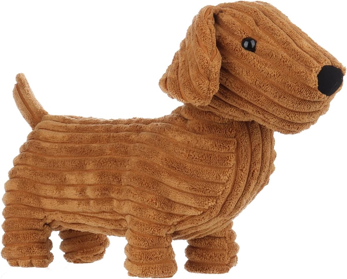 Lamb - Clare teckel pluche dier, 34 cm, pluche hond, zacht, wasbaar, pluche speelgoed, cadeau voor kinderen, baby's, meisjes en jongens