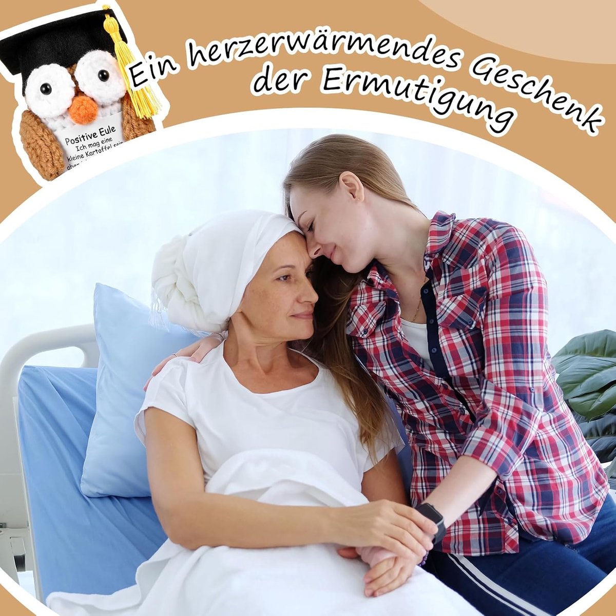 Uil pop en kleine omarming geluksbrenger je creatiefst cadeau creatieve breiwol uil pop examen geluksbrenger Pocket Hug Mutmaker opvrolijken goed beter cadeau — cadeau in Cadeau-ideeën - foto 3