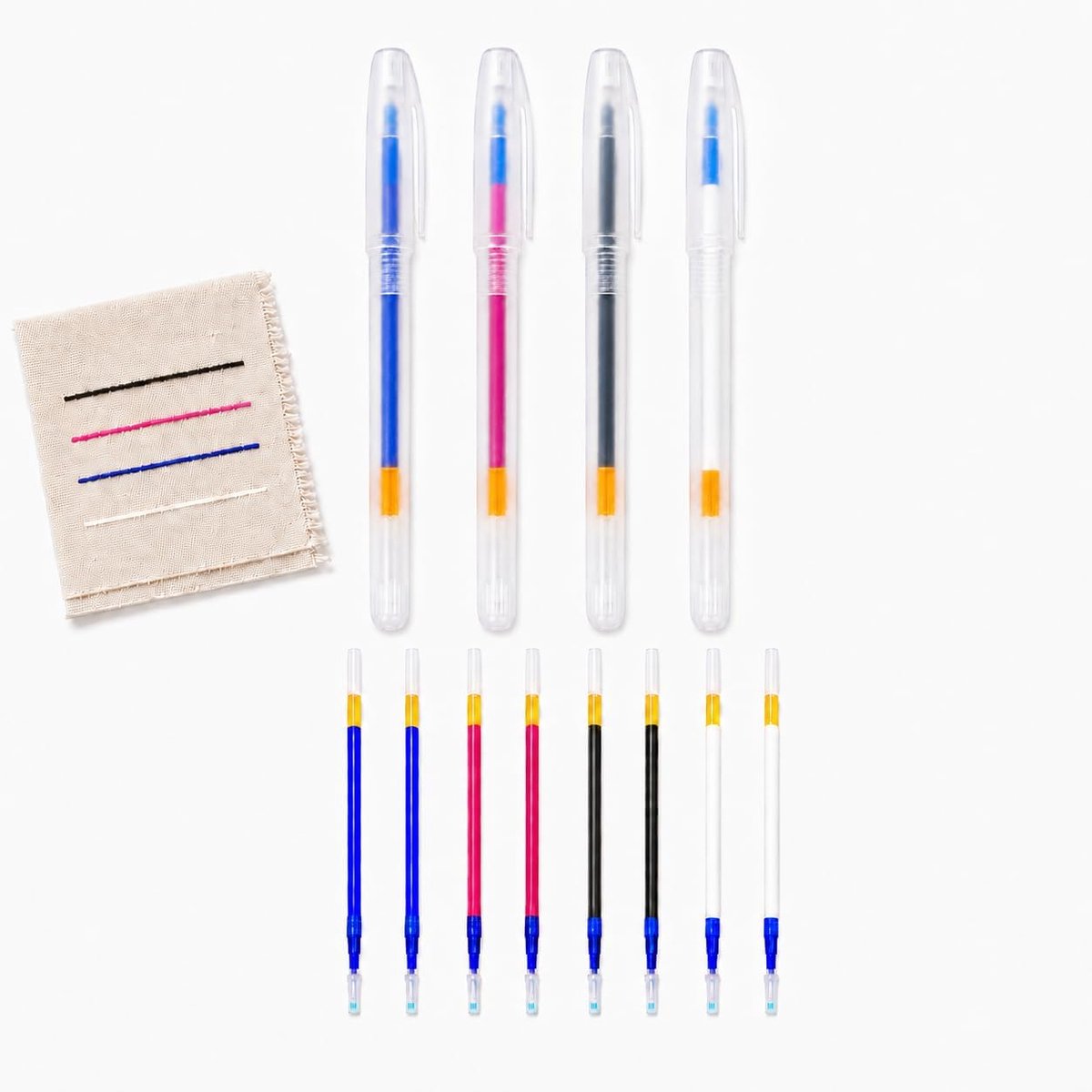 Hittestofmarkeerset voor naaien en quilten, naaiaccessoires, kleermakerskrijt, alternatieve naaimachine-accessoires, naai- en stoffen