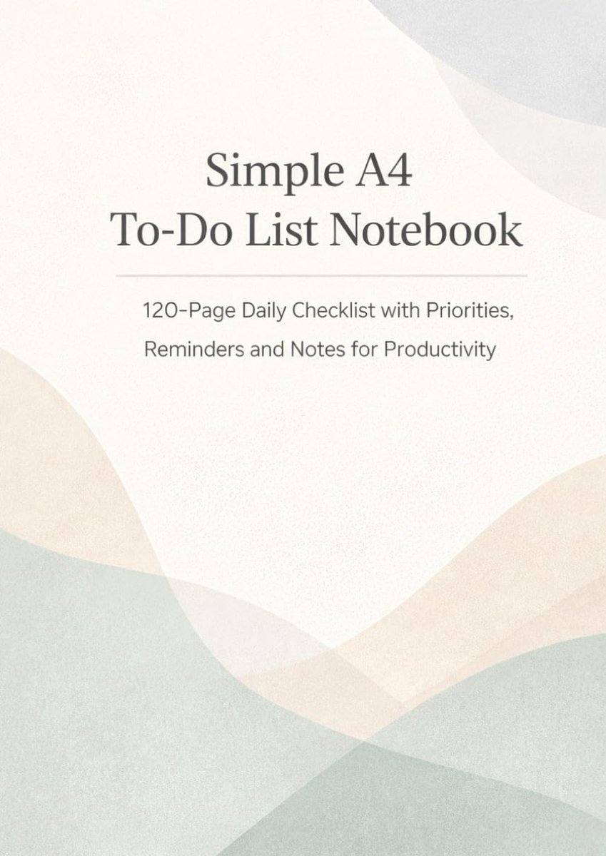 SnelShoppen - A4 To-Do Lijst Notitieboek - 120 Pagina's Dagelijkse Checklist met Prioriteiten, Herinneringen en Notities voor Productiviteit - Perfect