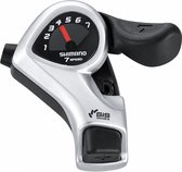 Shimano Versteller Tourney TX50 7V Rechts- Zilver (oa voor Fatbike)