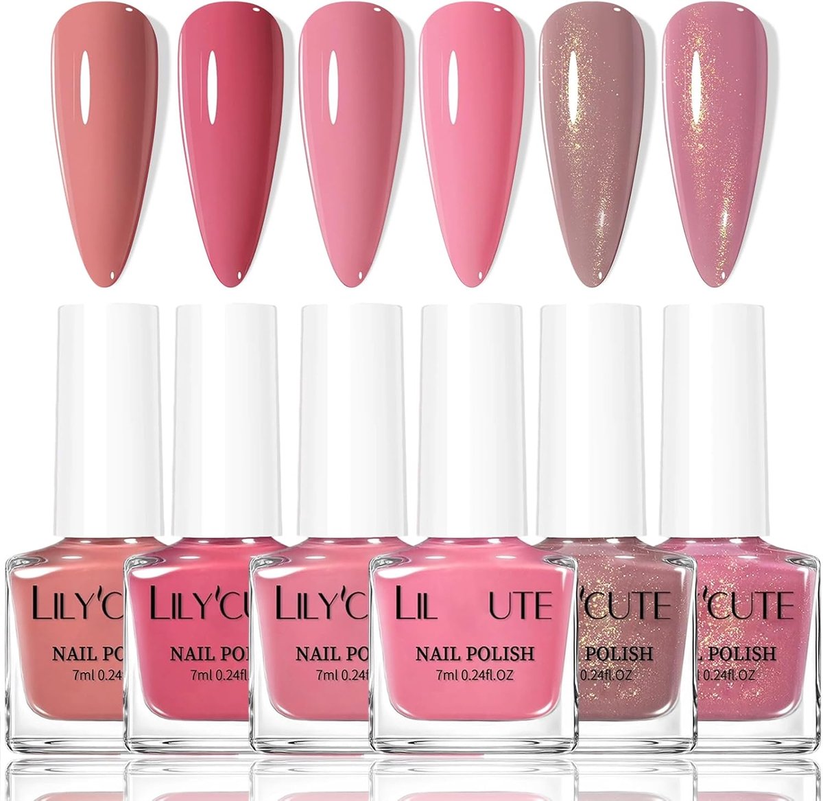 Nagellak snel drogend - matte rode kleur - niet-toxisch waterbasis - perfect voor snelle manicure - ShopVlot