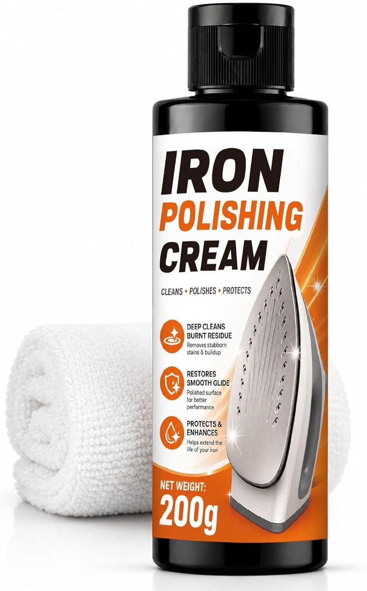 200 g Iron Cleaner Paste voor stoomstrijkplankverzorging, Scorch Marks