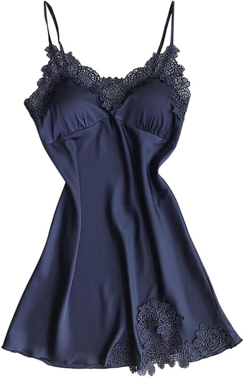 Dameslingerie, set, kant, transparant, chic, elegant, babydoll, nachtkleding, bruiloft, romantisch, A117