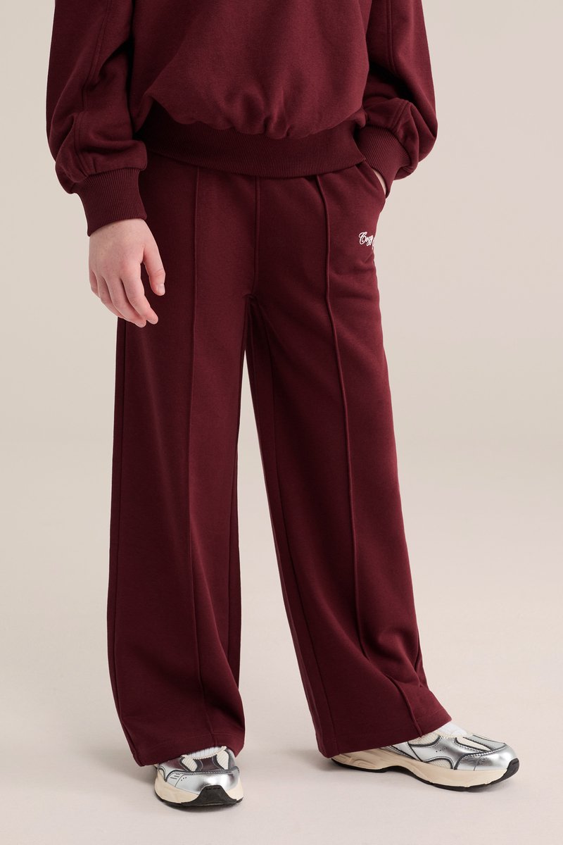WE Fashion Meisjes wide leg joggingbroek