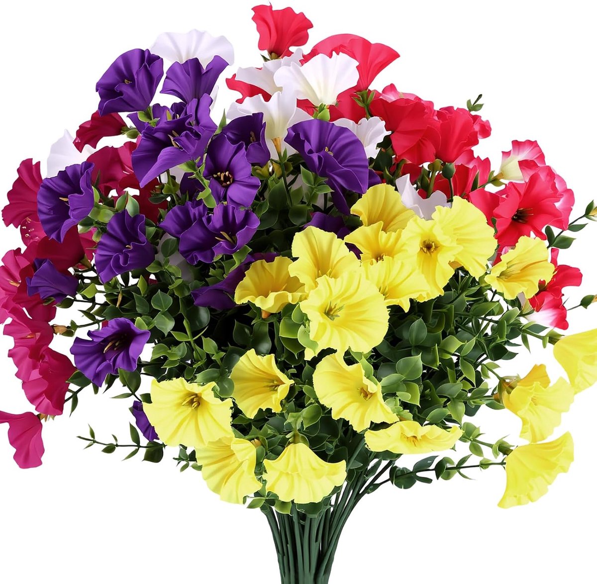 Kunstbloemen, ziet eruit als echt, 6 kleuren, uv-bestendig (luipaars)