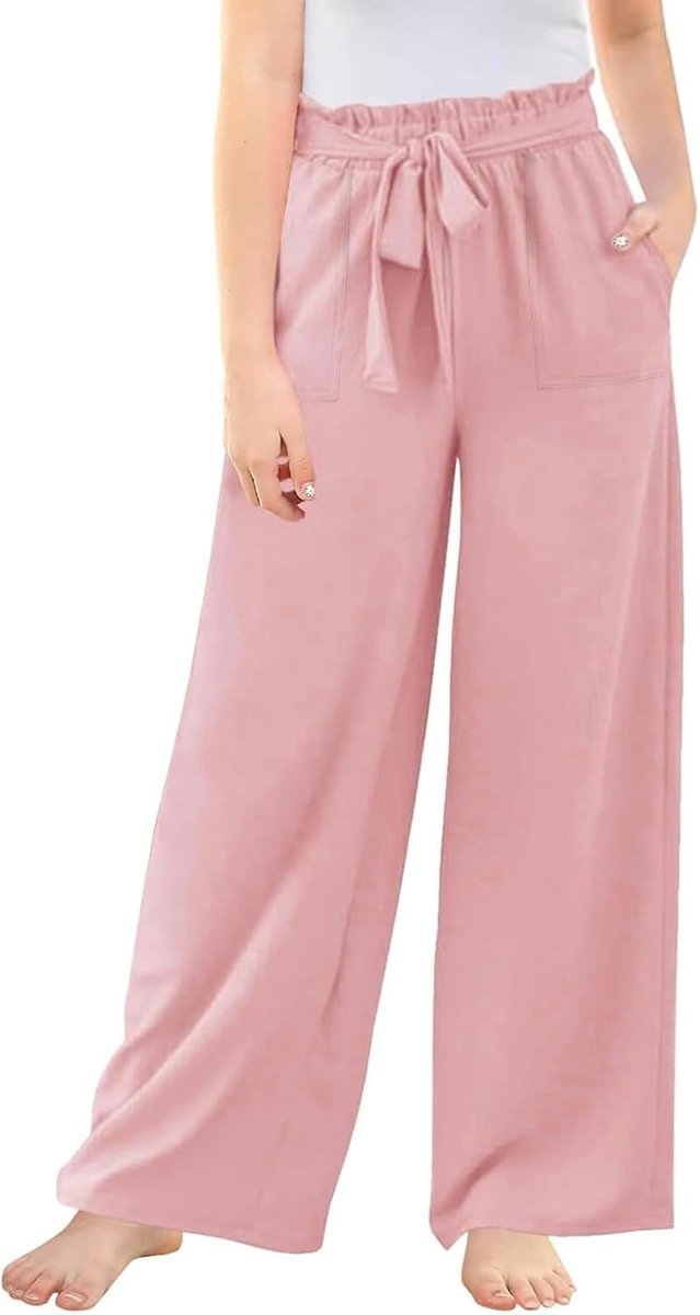 Slim katoen pastelkleur lente school dagelijks elastische taille comfortabel schattig kinderkleding mode A111