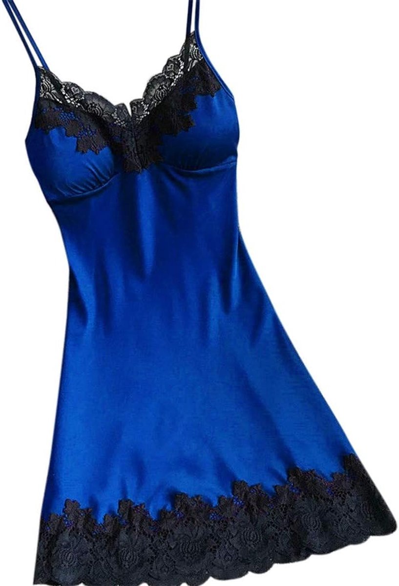 Lingerieset kant satijn babydoll transparant grote maat dames korset transparant open rug charme elegantie A422