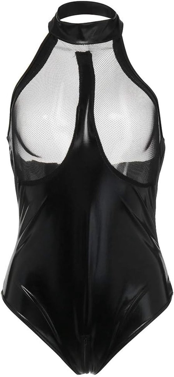 Leren kant lingerie grote maat sexy ondergoed vrouwen nachtkleding bodysuit