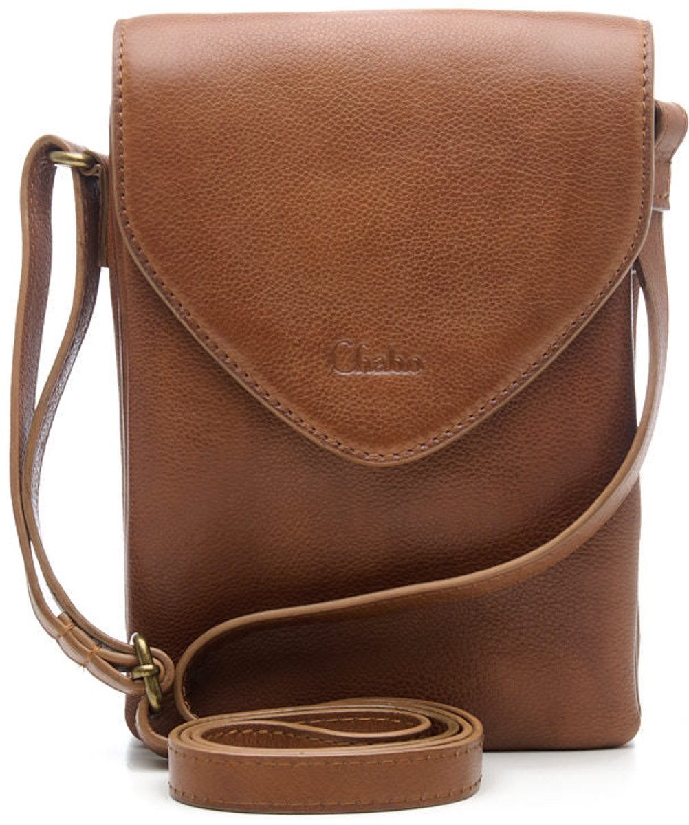 Chabo Bags Stylish Mover Leren Crossbodytas - Camel