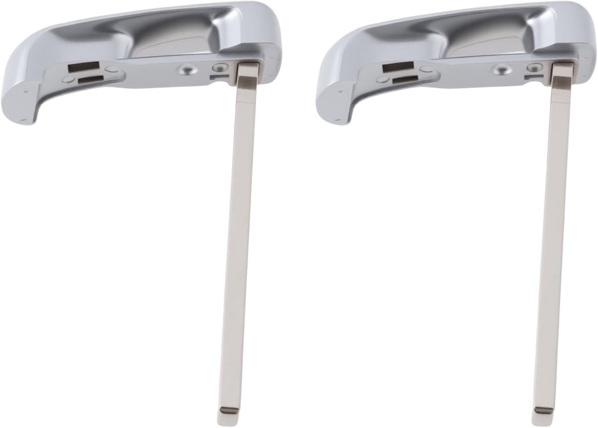 2x Smart Remote Key Blade HU100R Blank Ongesneden Blade Compatibel met BMW F & G Serie Modellen