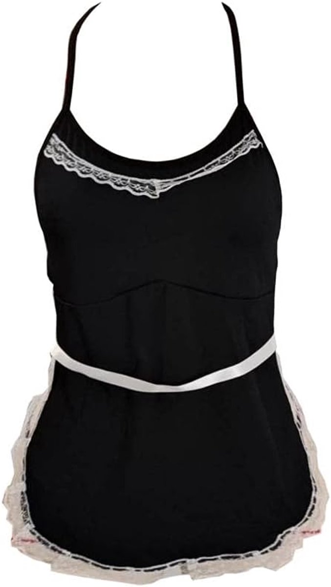 Sets met nachtmode & ochtendjas Lingerie Cosplay Sexy Servant Uniform Vrouwen Ondergoed Jurk set