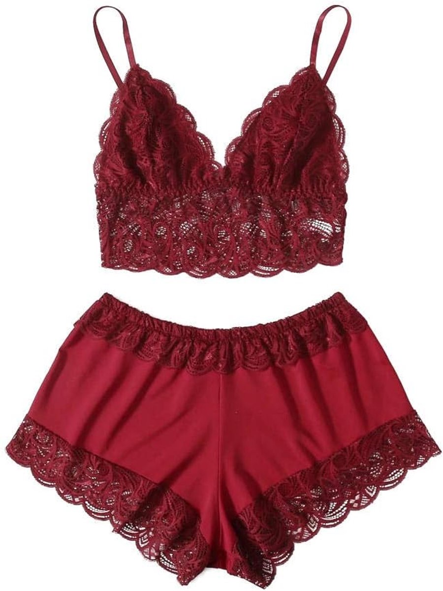 Lingerie & ondergoed Dames Sexy Erotische Lingerie Transparant Kanten Ondergoed Draadloze Beha Slips Nachtkleding Porno Kostuum Verleiding