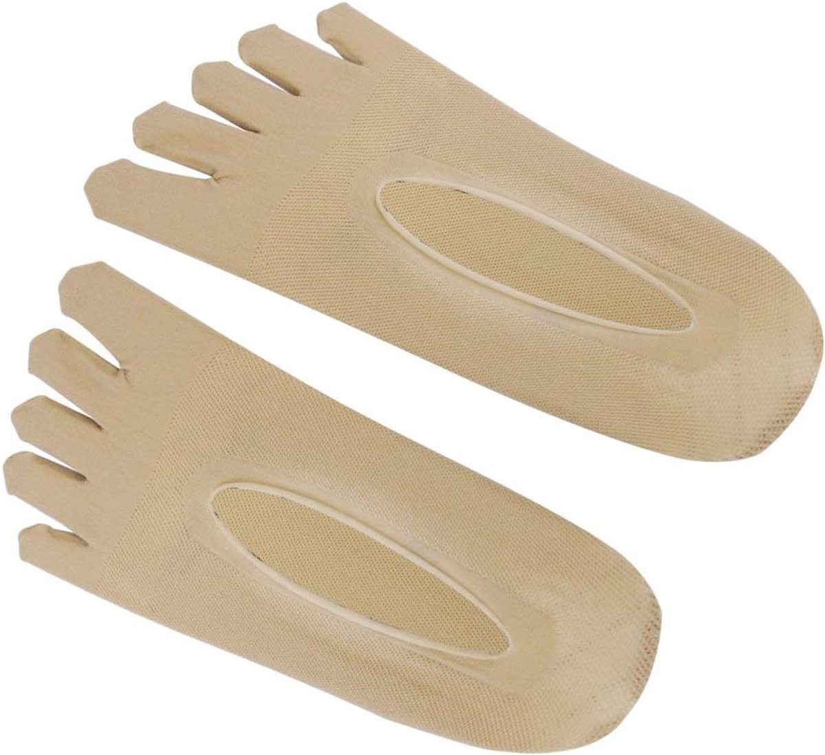Sokken 1 Paar Enkelsok 5/2 Teen Sok Maat 35-39 voor Dames, Naakt, one size