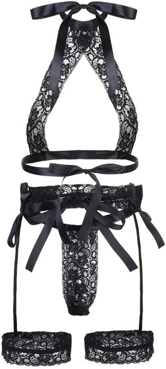 Dames Ondergoed Erotische Lingerie Beha en Slipje Sex Kostuums Nachtkleding Set