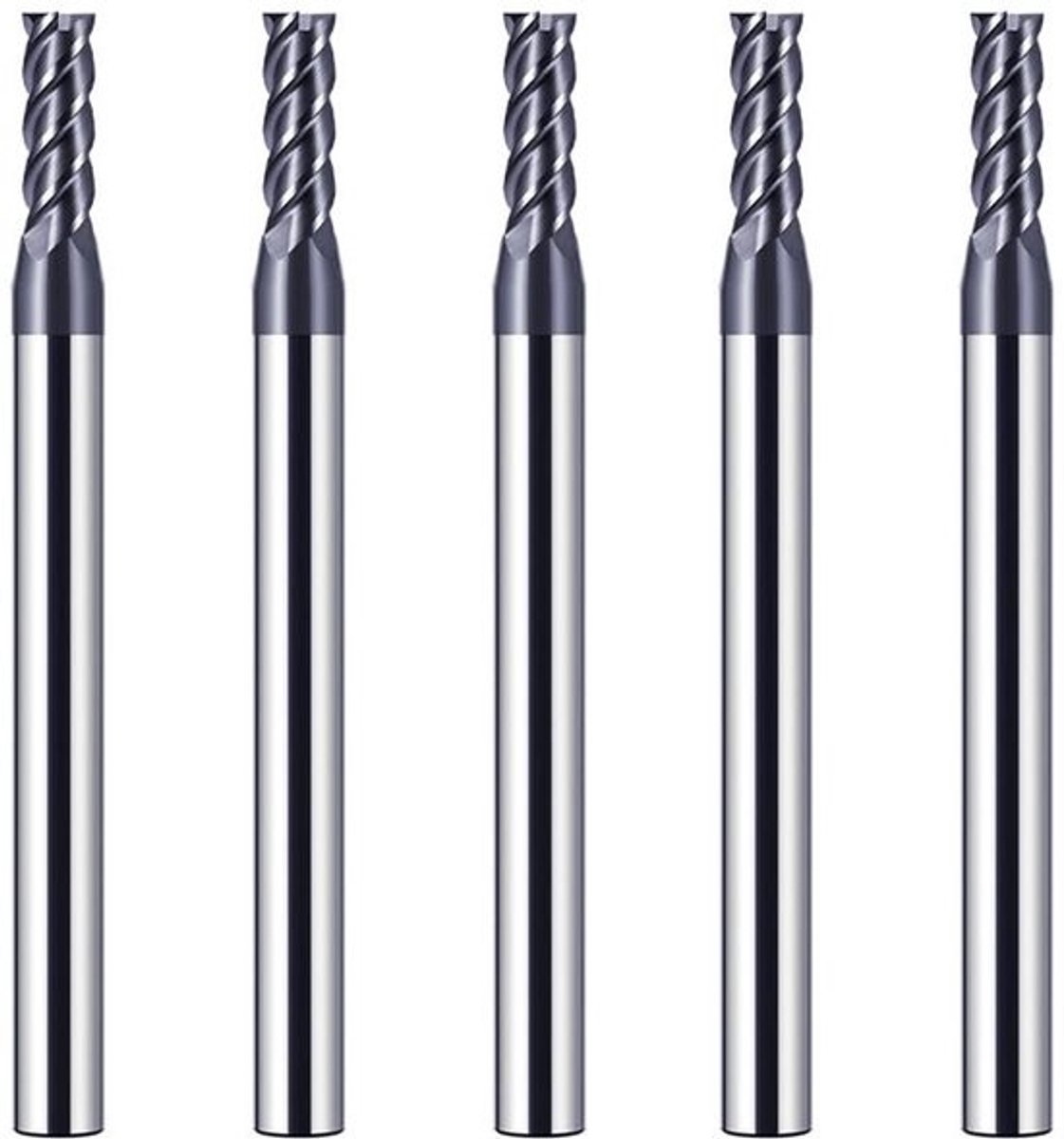 Hardmetaal Frees 3mm - 4 Tanden CNC Frees voor Metaal, Hout en Kunststof