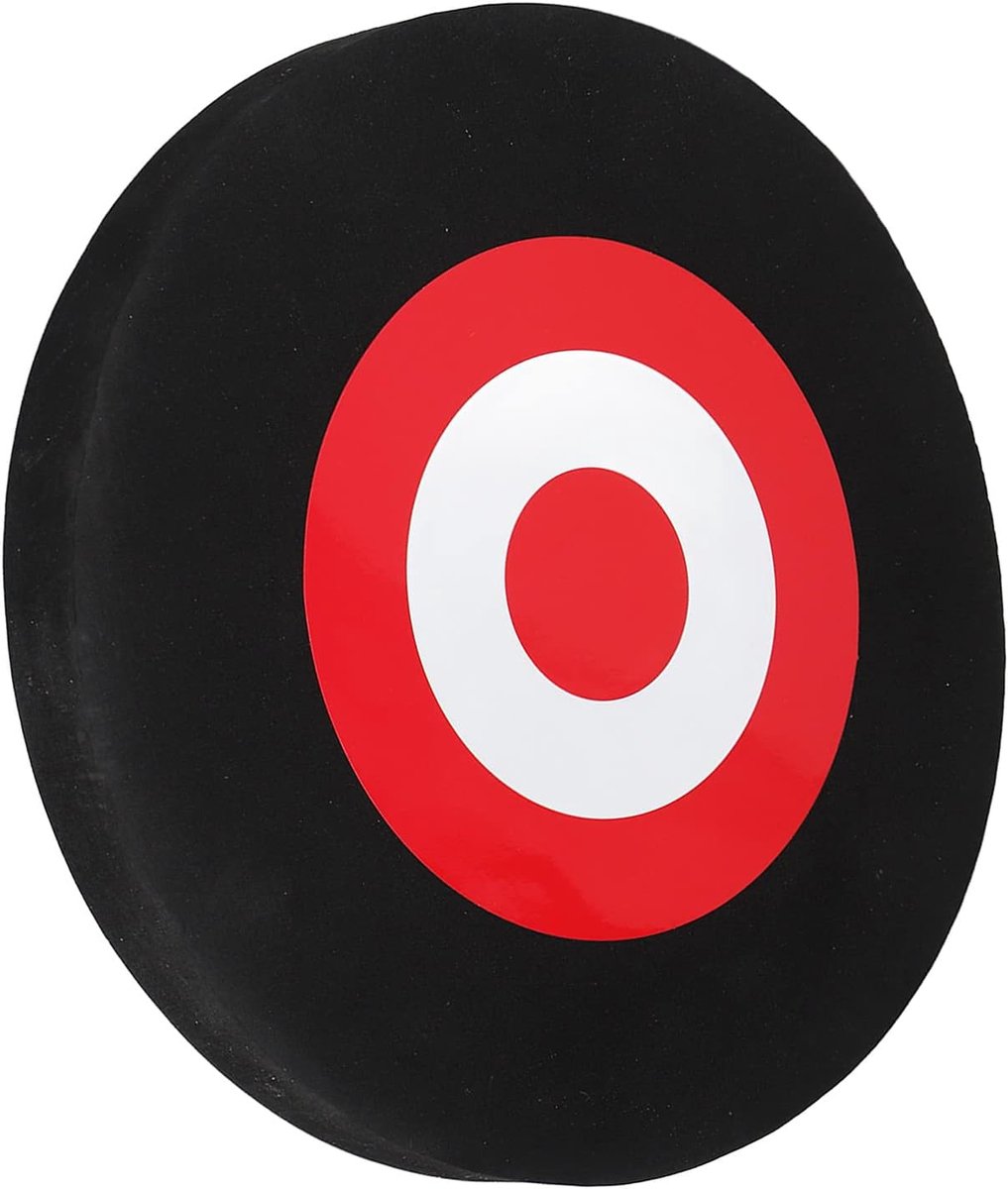 Pijl En Boog Bewegend Doel, EVA Boogschietdoel Schietdoel, Bewegend Boogschietdoel Schietdoel, Wordt Geleverd Met 2 Schietbladen(zwart rood)