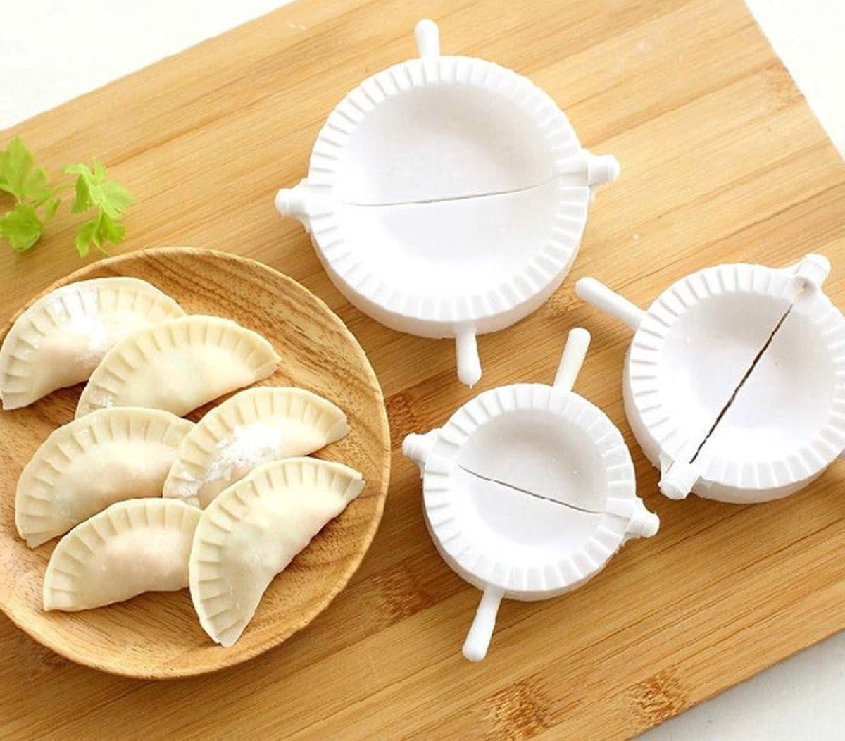 Vormpjes - 3-delig dumpling maker set - Dumpling vorm - Raviolimaker - Ravioli maken - Pastamaker - Pastavorm - 3-delig - Set - Ravioli vorm - Bakvorm - Pasta - Italiaans eten