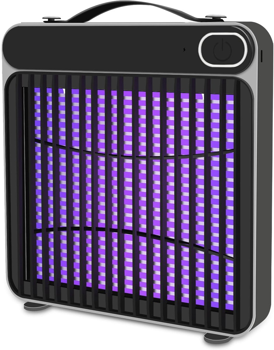 Elektrische insectenverdelger - wandgemonteerde muggenlamp, muggenval, elektrische vliegenval, insectenval voor binnen en buiten