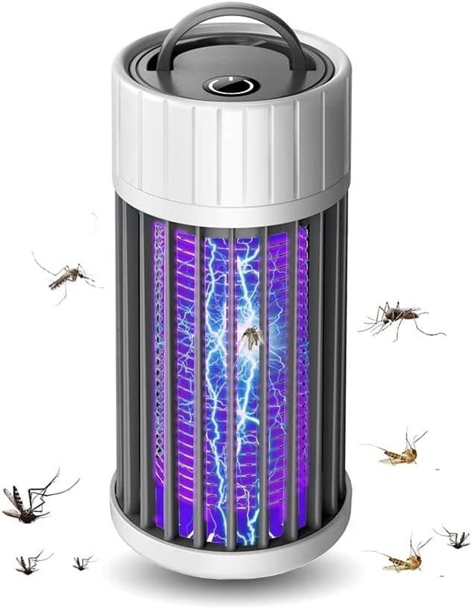 Mosquito Killer Lamp - Physical Bug Zapper Hanging Electronic Fly Killer Plug in Insect Trap Light Bug Zapper for Indoor Outdoor Home Office Garden Backyard Plant (Works when USB is connected)