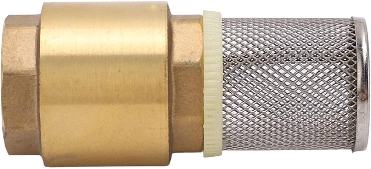 Messing Terugslagklep Enkele Terugslagklep, Messing Eenrichtingsklep Manier Sanitair Fitting met Zeef voor Thuiswaterolie