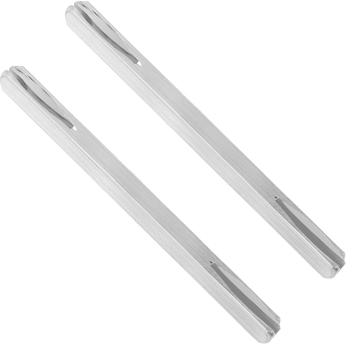 2 stuks deurkrukstiftstang, 8 mm x 130 mm vierkante pen, voor deurgrepen of knoppen, gegalvaniseerde stalen vierkante stang voor dagschoot of slotvolger