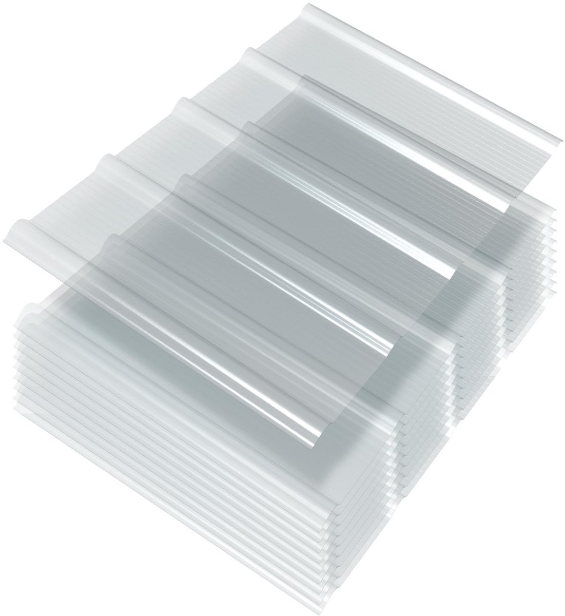 Transparant 90 x 60 cm golfplaten