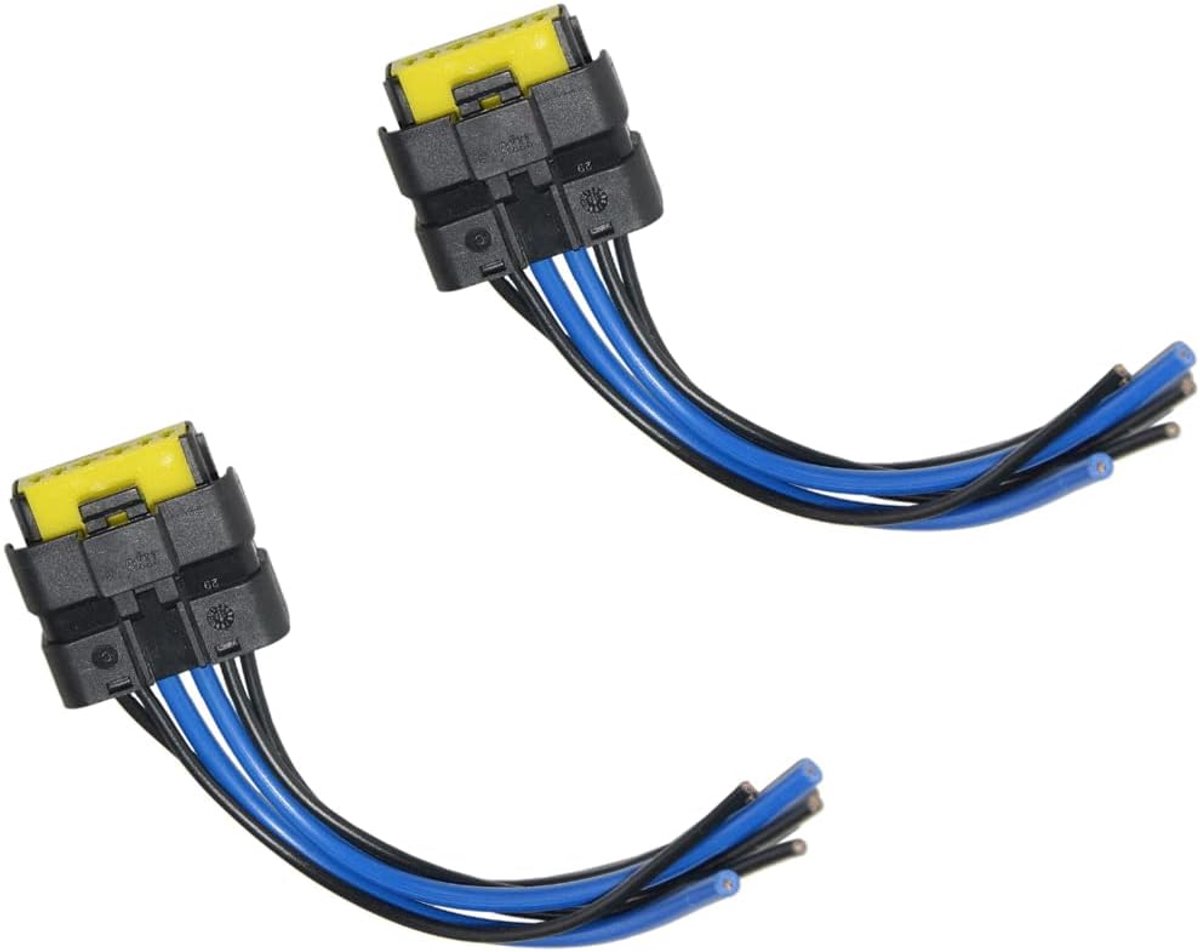 2 x stekker voor module raamheffer compatibel met Clio Mk3 Espace Mk4 Megane Mk2 Grand Scenic 28887 440726 440746 440788