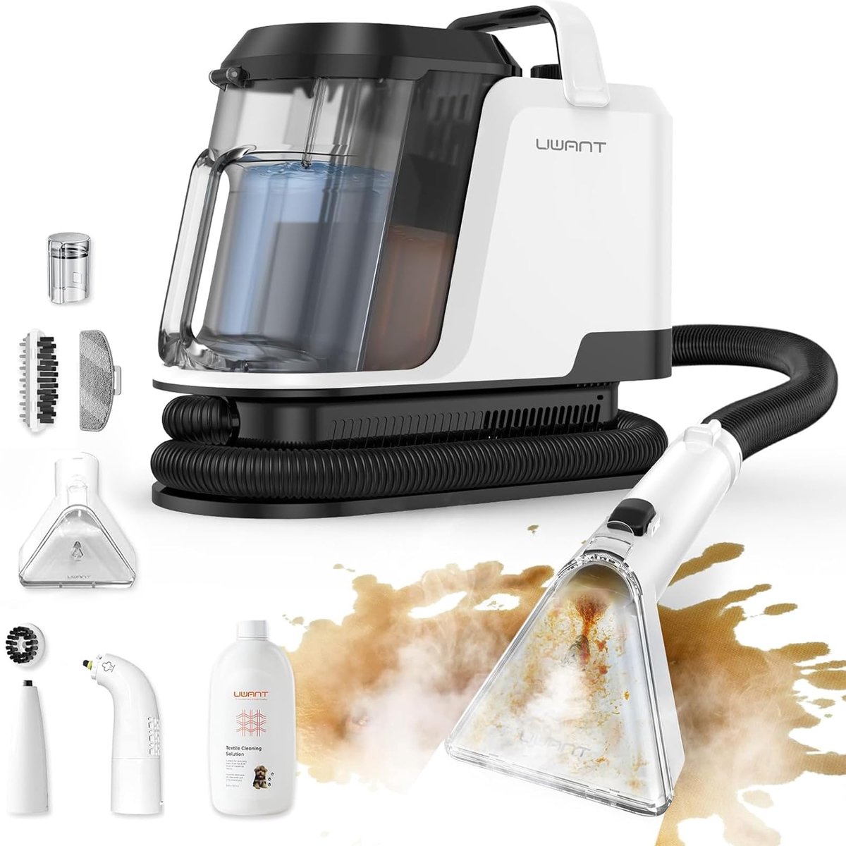 Stoomreiniger 3-in-1 - 1750 W - 18 kPA - zelfreiniging - veelzijdige reiniging - ShopVlot